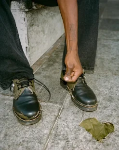 Dr. Martens 1461 Babylon Canvas Leren Schoenen^UNISEX Veterschoenen|Schoenen