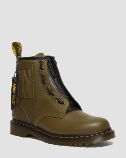 Dr. Martens 1460 BEN ALPHA INDUSTRIES LEREN & NYLON LAARS^UNISEX Nieuw Binnen|Trending Stijlen