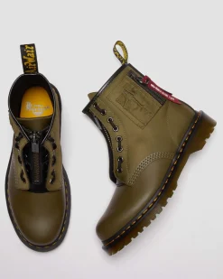 Dr. Martens 1460 BEN ALPHA INDUSTRIES LEREN & NYLON LAARS^UNISEX Nieuw Binnen|Trending Stijlen