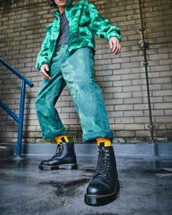 Dr. Martens 1460 Bex Imitatiebont Gevoerde Leren Veterlaarzen^GIFTS Platform Laarzen|Enkellaarzen