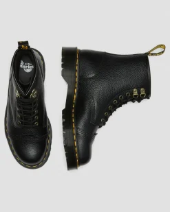 Dr. Martens 1460 Bex Imitatiebont Gevoerde Leren Veterlaarzen^GIFTS Platform Laarzen|Enkellaarzen
