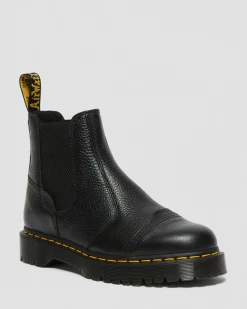 Dr. Martens 2976 Bex Leren Veterlaarzen Met Imitatiebont Voering^GIFTS Platform Laarzen|Enkellaarzen