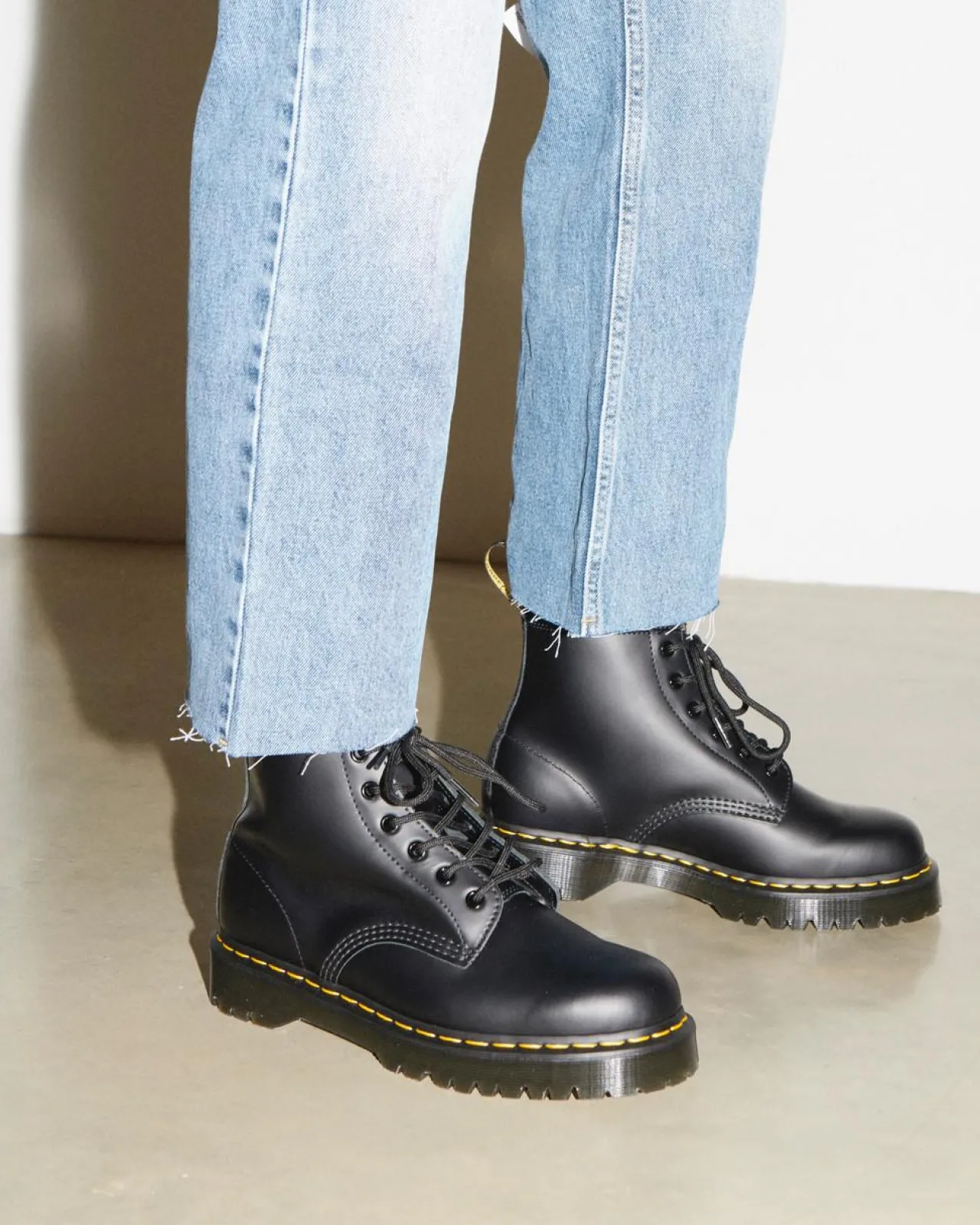 Dr. Martens 101 Bex Smooth Leren Enkellaarzen^WOMENS Enkellaarzen|Veterlaarzen