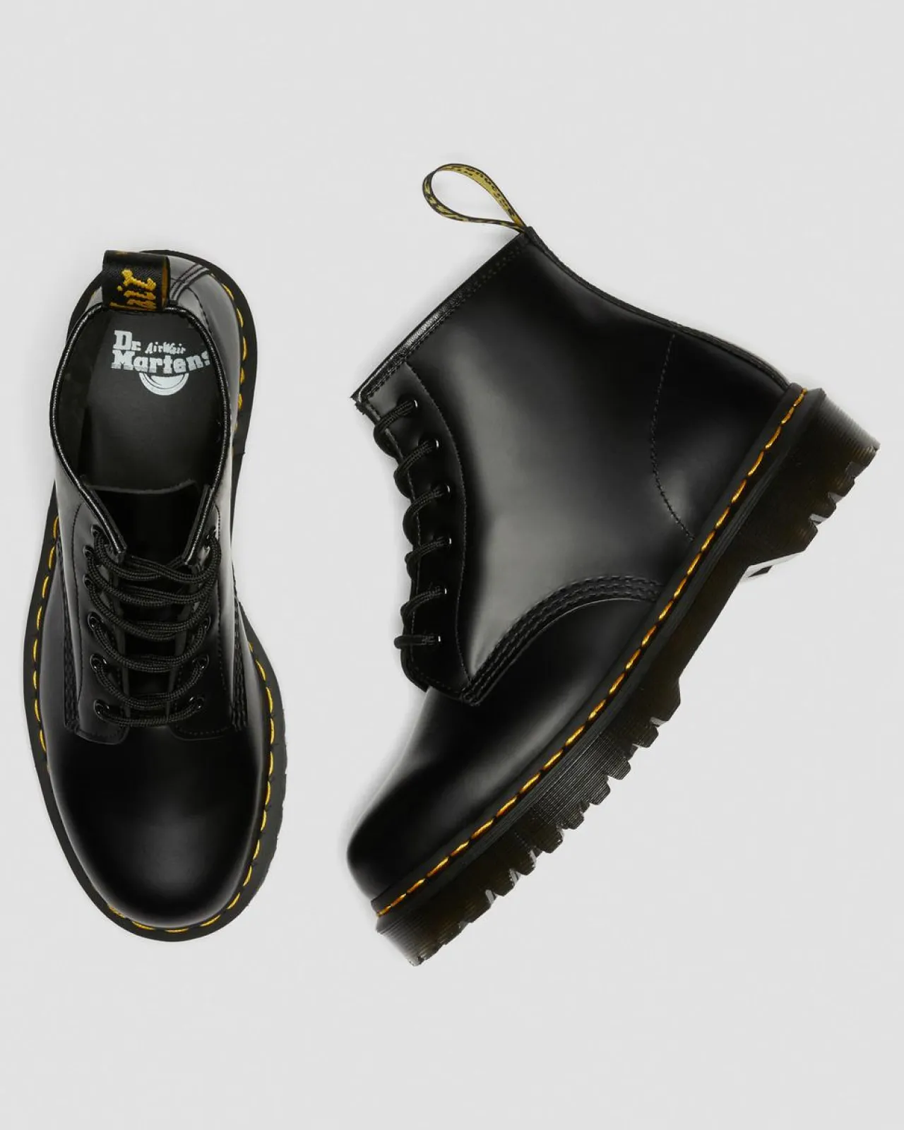 Dr. Martens 101 Bex Smooth Leren Enkellaarzen^WOMENS Enkellaarzen|Veterlaarzen