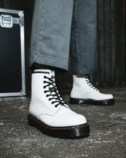 Dr. Martens 1460 Bex Smooth Leren Platformlaarzen^WOMENS Heren Sale|Platform Laarzen