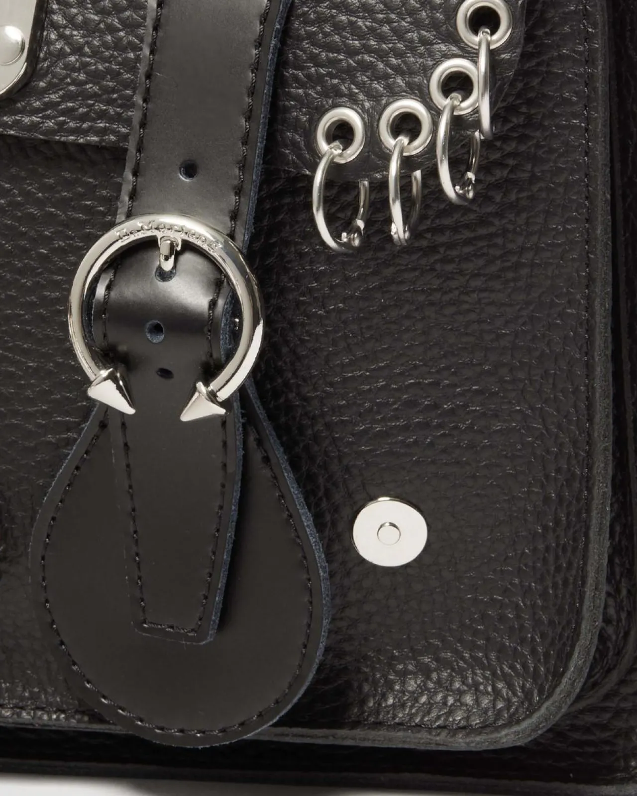 Dr. Martens 28 cm Piercing Leren Schoudertas^ Leren Tassen|Tassen