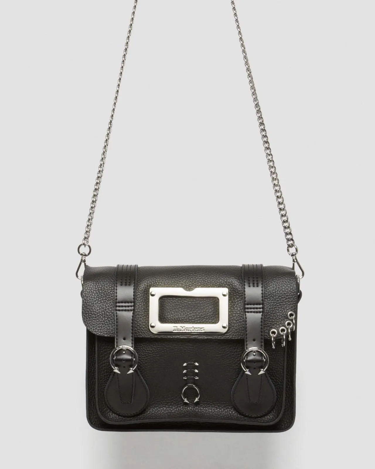 Dr. Martens 28 cm Piercing Leren Schoudertas^ Leren Tassen|Tassen