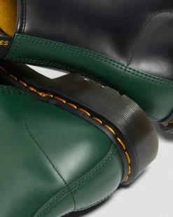 Dr. Martens 1460 Contrast Smooth Leren Veterlaarzen^WOMENS Utility Laarzen|Enkellaarzen