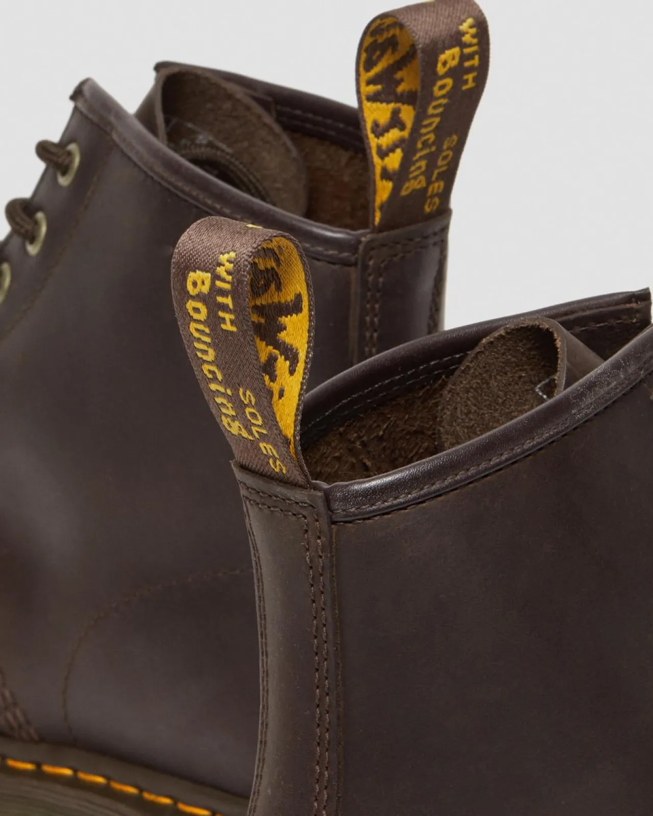 Dr. Martens 101 Crazy Horse Leren Enkellaarzen^MENS Enkellaarzen|Winter Stijlen