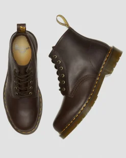 Dr. Martens 101 Crazy Horse Leren Enkellaarzen^MENS Enkellaarzen|Winter Stijlen