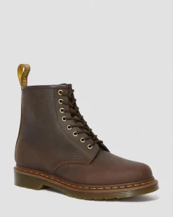 Dr. Martens 1460 Crazy Horse Leren Veterlaarzen^TRENDING-STYLES-UK Enkellaarzen|Winter Stijlen
