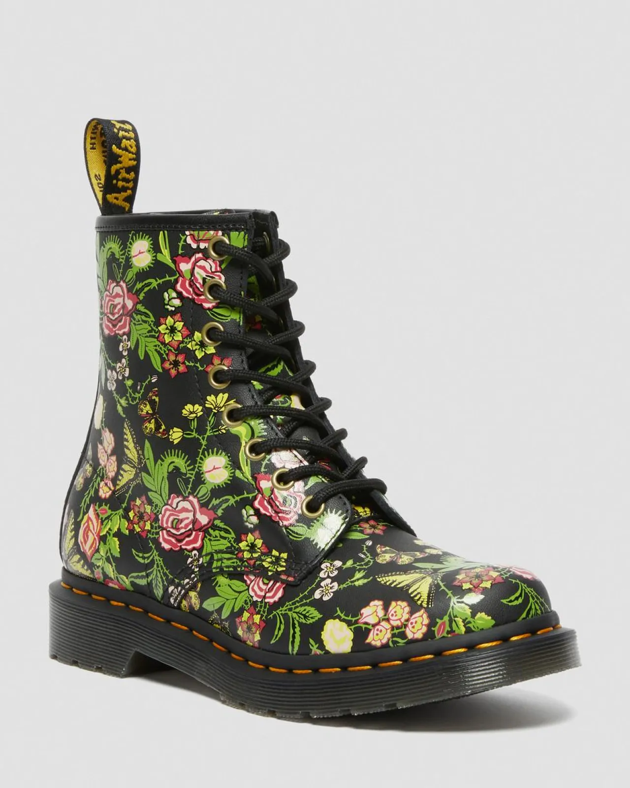Dr. Martens 1460 Dames Veterlaarzen met bloemenprint^WOMENS Veterlaarzen