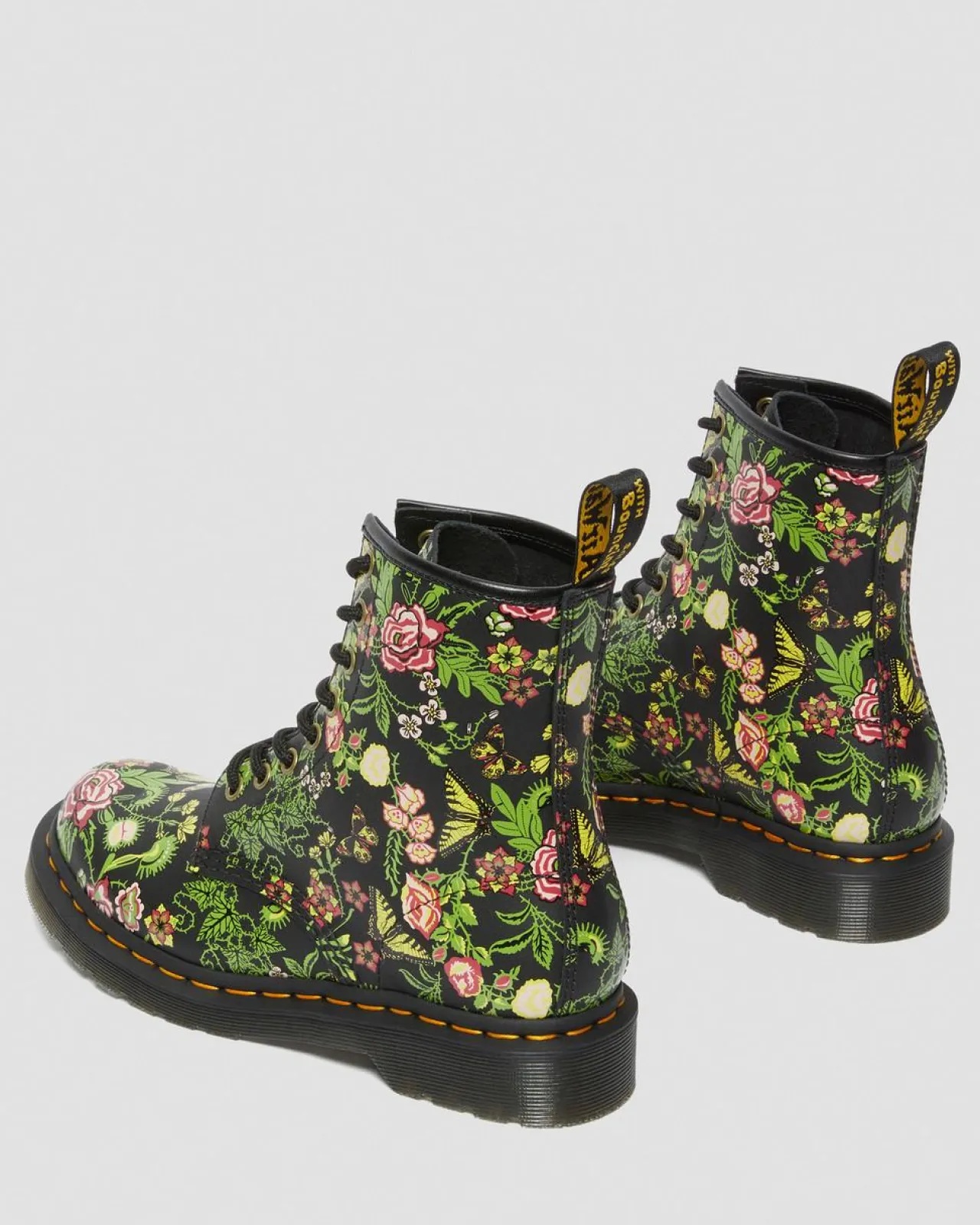 Dr. Martens 1460 Dames Veterlaarzen met bloemenprint^WOMENS Veterlaarzen