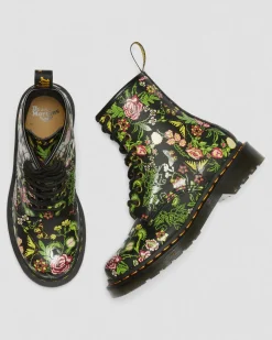 Dr. Martens 1460 Dames Veterlaarzen met bloemenprint^WOMENS Veterlaarzen
