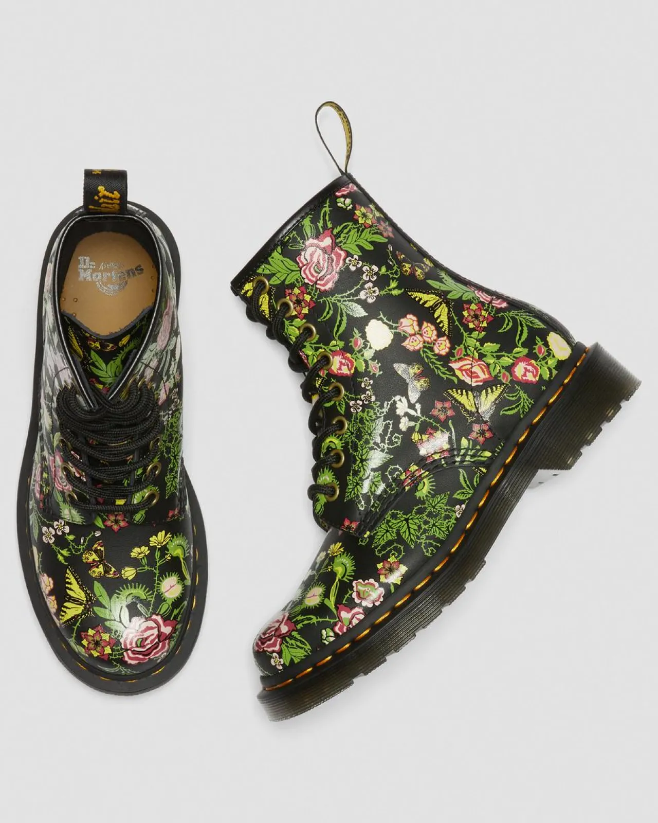 Dr. Martens 1460 Dames Veterlaarzen met bloemenprint^WOMENS Veterlaarzen