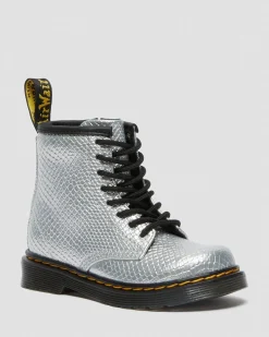 Dr. Martens 1460 Enkellaarsjes met Reptiel Reliëf Voor Peuters^UNISEX Sale Voor Kinderen|Laarzen