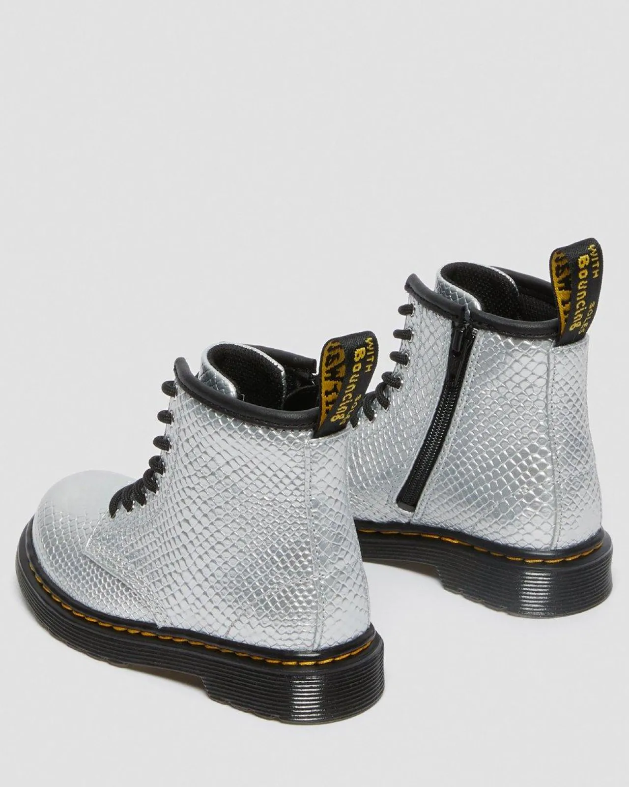 Dr. Martens 1460 Enkellaarsjes met Reptiel Reliëf Voor Peuters^UNISEX Sale Voor Kinderen|Laarzen