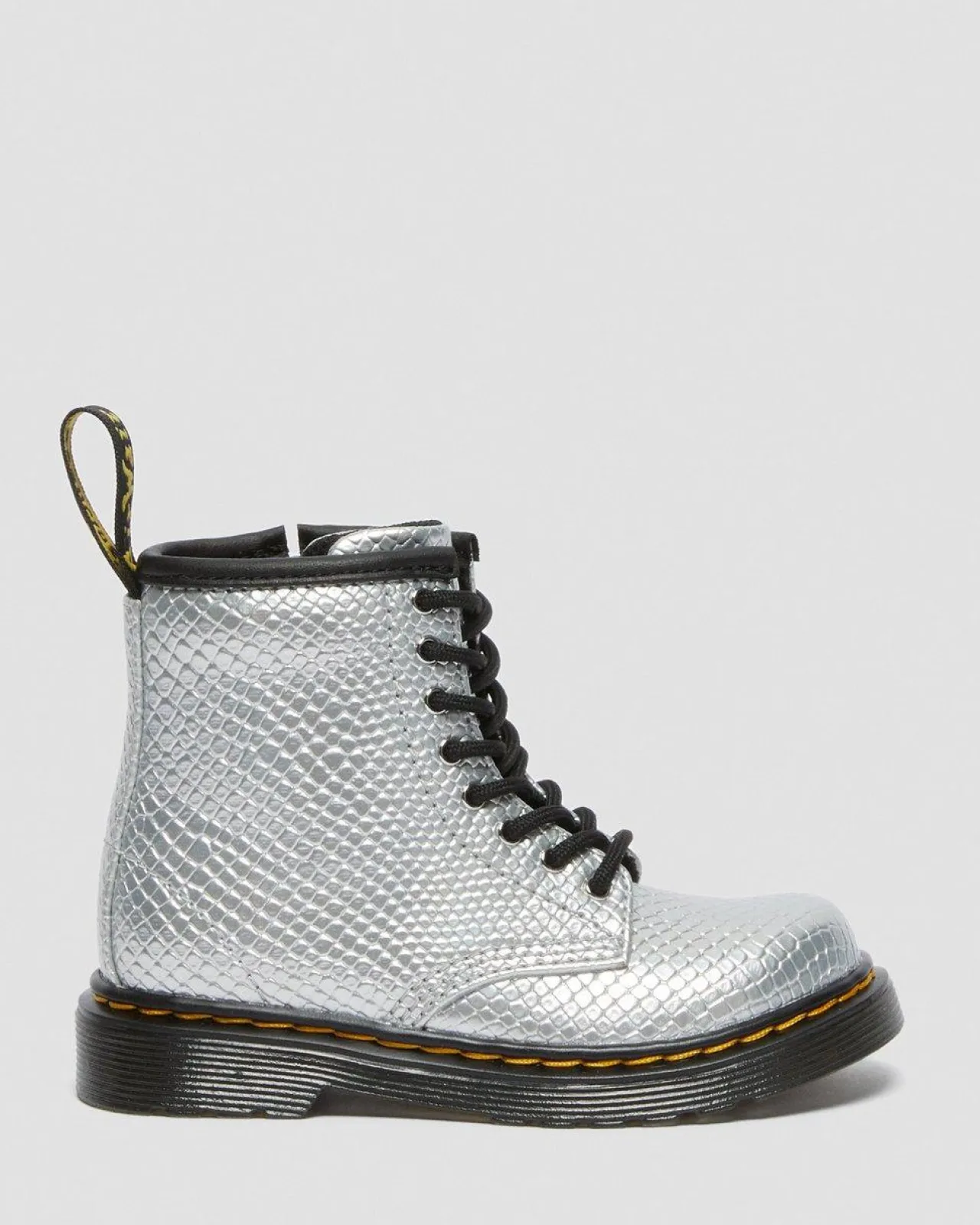 Dr. Martens 1460 Enkellaarsjes met Reptiel Reliëf Voor Peuters^UNISEX Sale Voor Kinderen|Laarzen