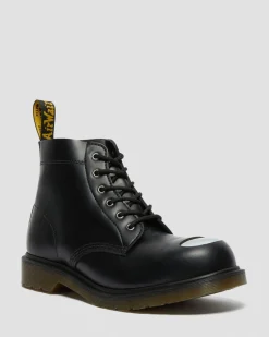 Dr. Martens 101 Exposed Stalen Neus Leren Laarzen^MENS Enkellaarzen|Veterlaarzen