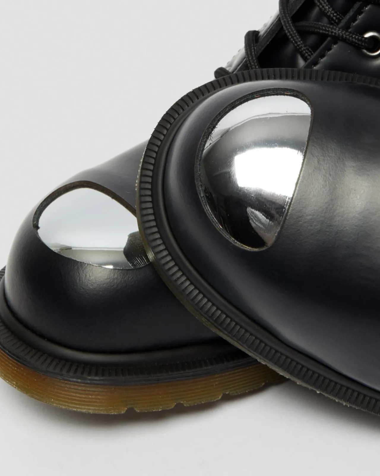 Dr. Martens 101 Exposed Stalen Neus Leren Laarzen^MENS Enkellaarzen|Veterlaarzen