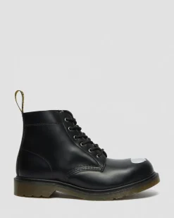 Dr. Martens 101 Exposed Stalen Neus Leren Laarzen^MENS Enkellaarzen|Veterlaarzen