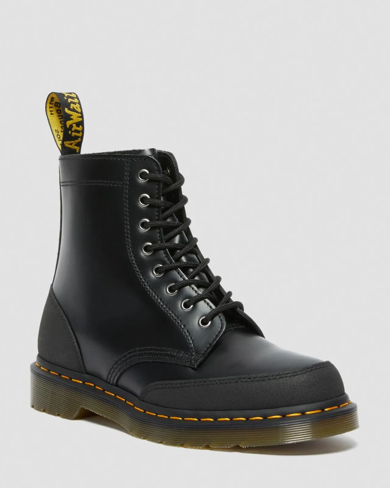 Dr. Martens 1460 Guard Panel Leren Veterlaarzen^WOMENS Heren Sale|Enkellaarzen