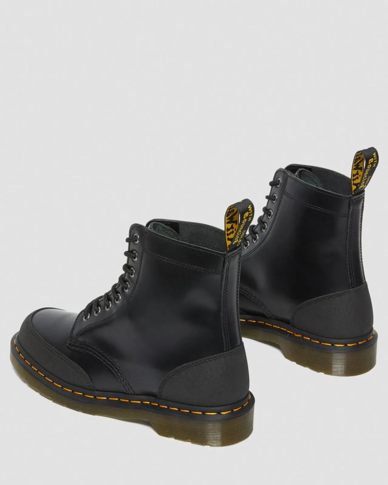 Dr. Martens 1460 Guard Panel Leren Veterlaarzen^WOMENS Heren Sale|Enkellaarzen