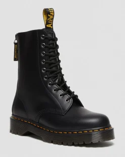 Dr. Martens 1490 Hi Bex Zip Leren Laarzen^MENS Platform Laarzen|Enkellaarzen