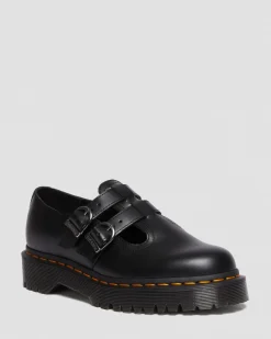 Dr. Martens 8065 II Bex Smooth Leren Platform Mary Jane Schoenen^WOMENS Platform Schoenen|Mary Jane Schoenen
