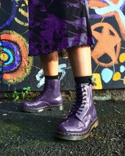 Dr. Martens 1460 Lakleren Veterlaarzen^WOMENS Veterlaarzen