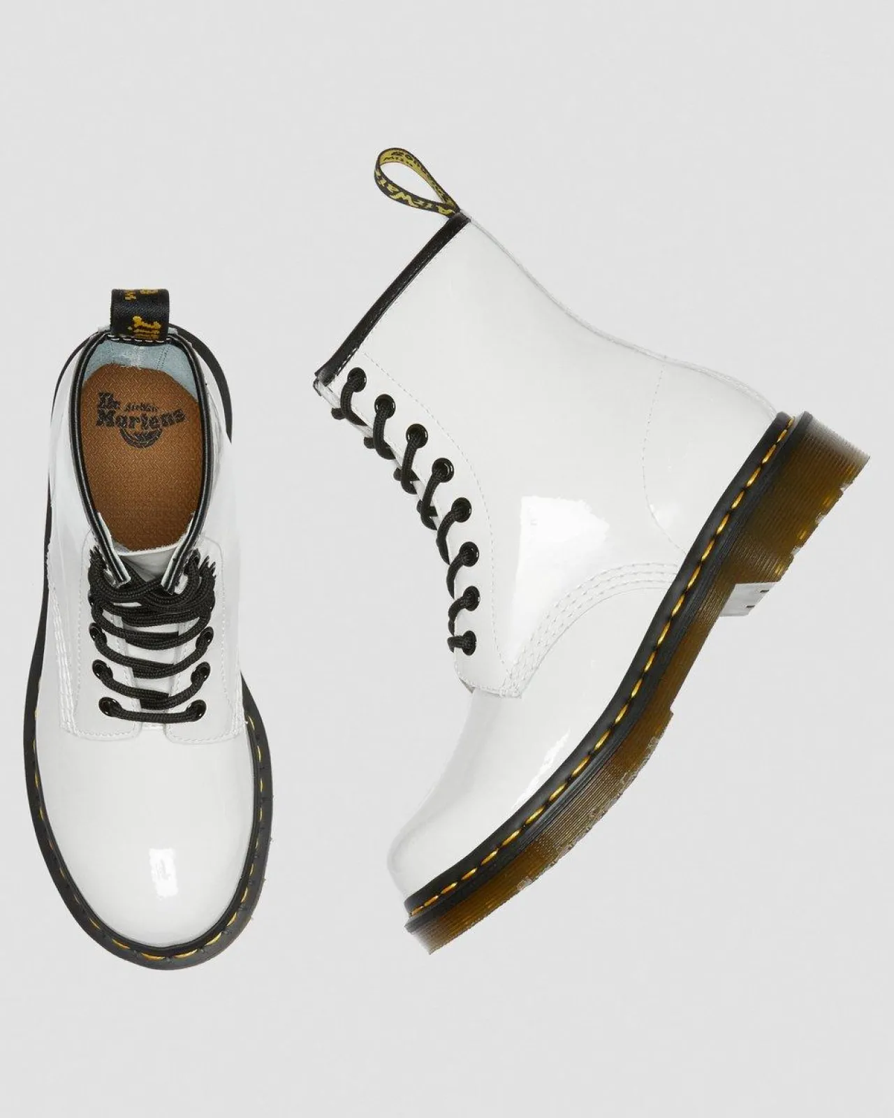 Dr. Martens 1460 Lakleren Veterlaarzen^WOMENS Veterlaarzen|Enkellaarzen