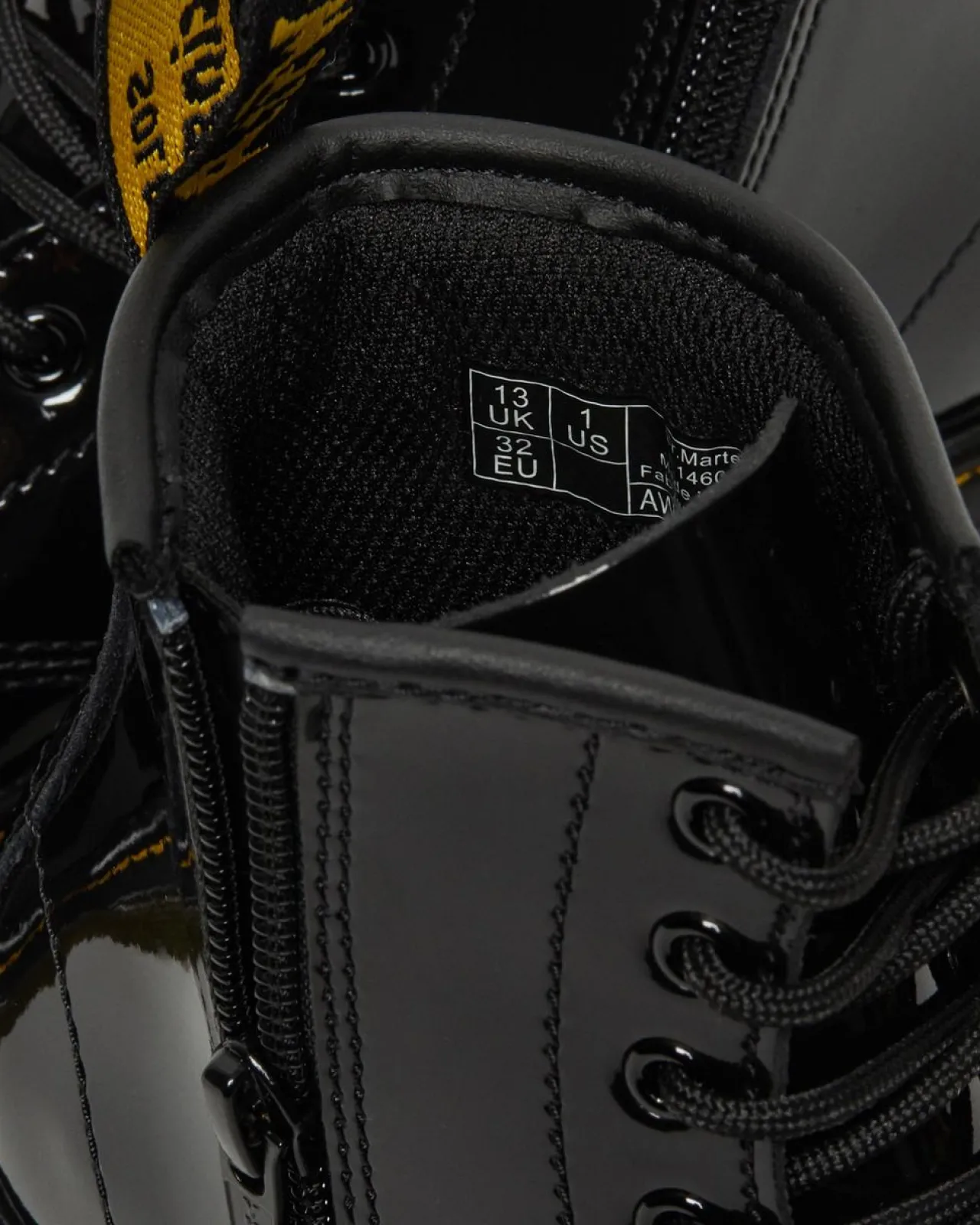 Dr. Martens 1460 Lakleren Veterlaarzen voor Kinderen^KIDS Meisjes Schoolschoenen|Jongens Schoolschoenen
