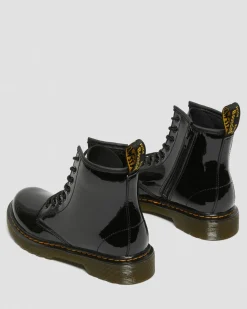 Dr. Martens 1460 Lakleren Veterlaarzen voor Kinderen^KIDS Meisjes Schoolschoenen|Jongens Schoolschoenen