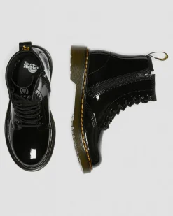 Dr. Martens 1460 Lakleren Veterlaarzen voor Kinderen^KIDS Meisjes Schoolschoenen|Jongens Schoolschoenen