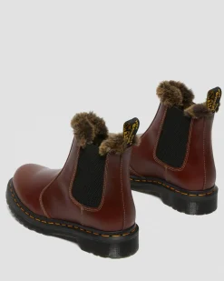 Dr. Martens 2976 Leonore Abruzzo Imitatiebont Gevoerde Chelsea Laarzen^GIFTS Chelsea Boots|Laarzen