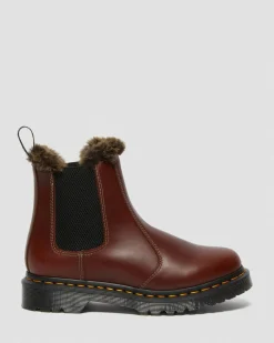 Dr. Martens 2976 Leonore Abruzzo Imitatiebont Gevoerde Chelsea Laarzen^GIFTS Chelsea Boots|Laarzen