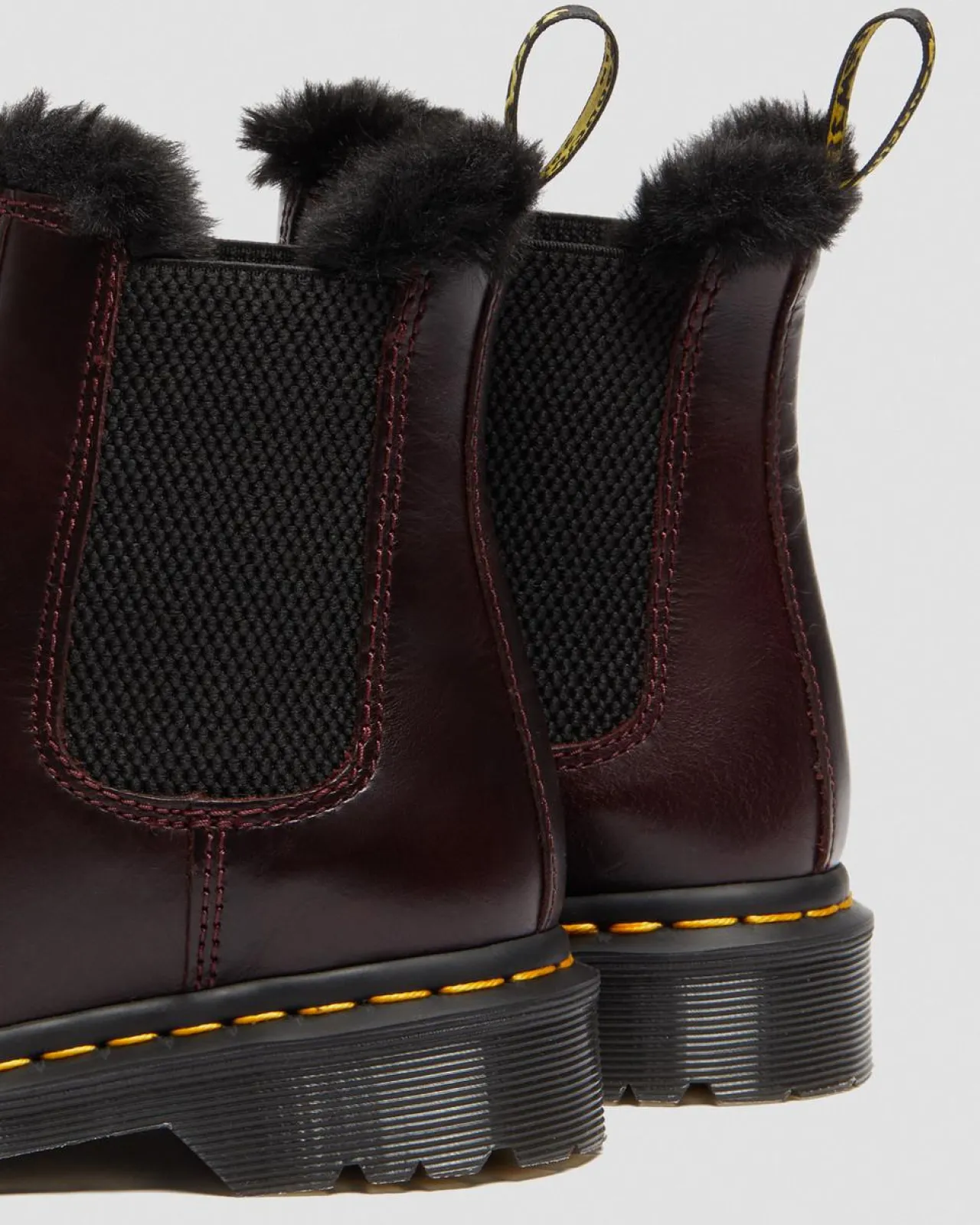 Dr. Martens 2976 Leonore Imitatiebont Gevoerde Chelsea Laarzen^UNISEX Enkellaarzen|Chelsea Boots