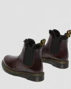 Dr. Martens 2976 Leonore Imitatiebont Gevoerde Chelsea Laarzen^UNISEX Enkellaarzen|Chelsea Boots