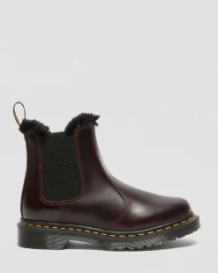 Dr. Martens 2976 Leonore Imitatiebont Gevoerde Chelsea Laarzen^UNISEX Enkellaarzen|Chelsea Boots
