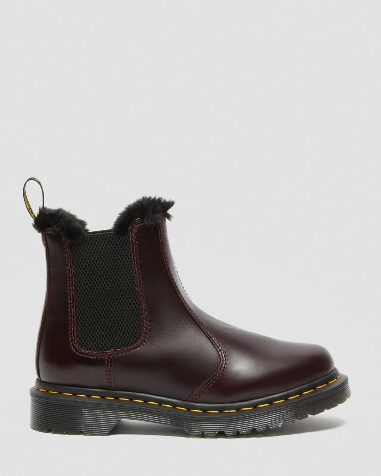 Dr. Martens 2976 Leonore Imitatiebont Gevoerde Chelsea Laarzen^UNISEX Enkellaarzen|Chelsea Boots