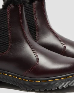 Dr. Martens 2976 Leonore Imitatiebont Gevoerde Chelsea Laarzen^UNISEX Enkellaarzen|Chelsea Boots