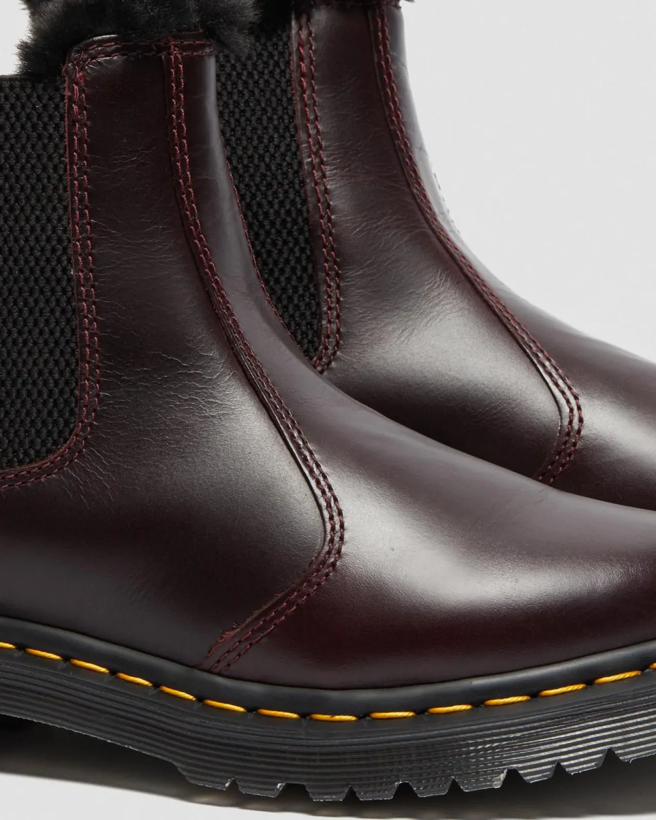 Dr. Martens 2976 Leonore Imitatiebont Gevoerde Chelsea Laarzen^UNISEX Enkellaarzen|Chelsea Boots