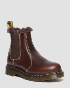 Dr. Martens 2976 Leonore Imitatiebont Gevoerde Chelsea Boots^UNISEX Enkellaarzen|Chelsea Boots