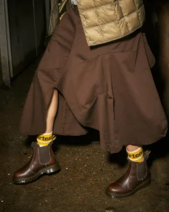 Dr. Martens 2976 Leonore Imitatiebont Gevoerde Chelsea Boots^UNISEX Enkellaarzen|Chelsea Boots