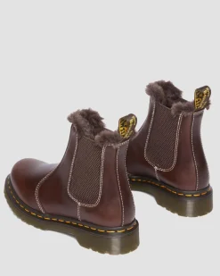 Dr. Martens 2976 Leonore Imitatiebont Gevoerde Chelsea Boots^UNISEX Enkellaarzen|Chelsea Boots