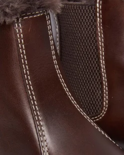 Dr. Martens 2976 Leonore Imitatiebont Gevoerde Chelsea Boots^UNISEX Enkellaarzen|Chelsea Boots