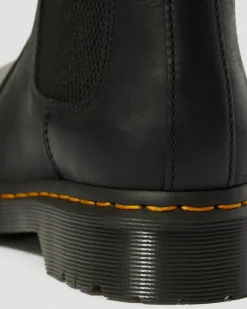 Dr. Martens 2976 Leonore Imitatiebont Gevoerde Chelsea Laarzen^WOMENS Enkellaarzen|Zachte Leren Laarzen