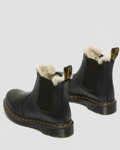 Dr. Martens 2976 Leonore Imitatiebont Gevoerde Chelsea Laarzen^WOMENS Enkellaarzen|Zachte Leren Laarzen