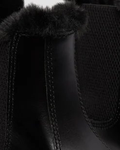 Dr. Martens 2976 Leonore Imitatiebont Gevoerde Chelsea Laarzen^UNISEX Enkellaarzen|Chelsea Boots