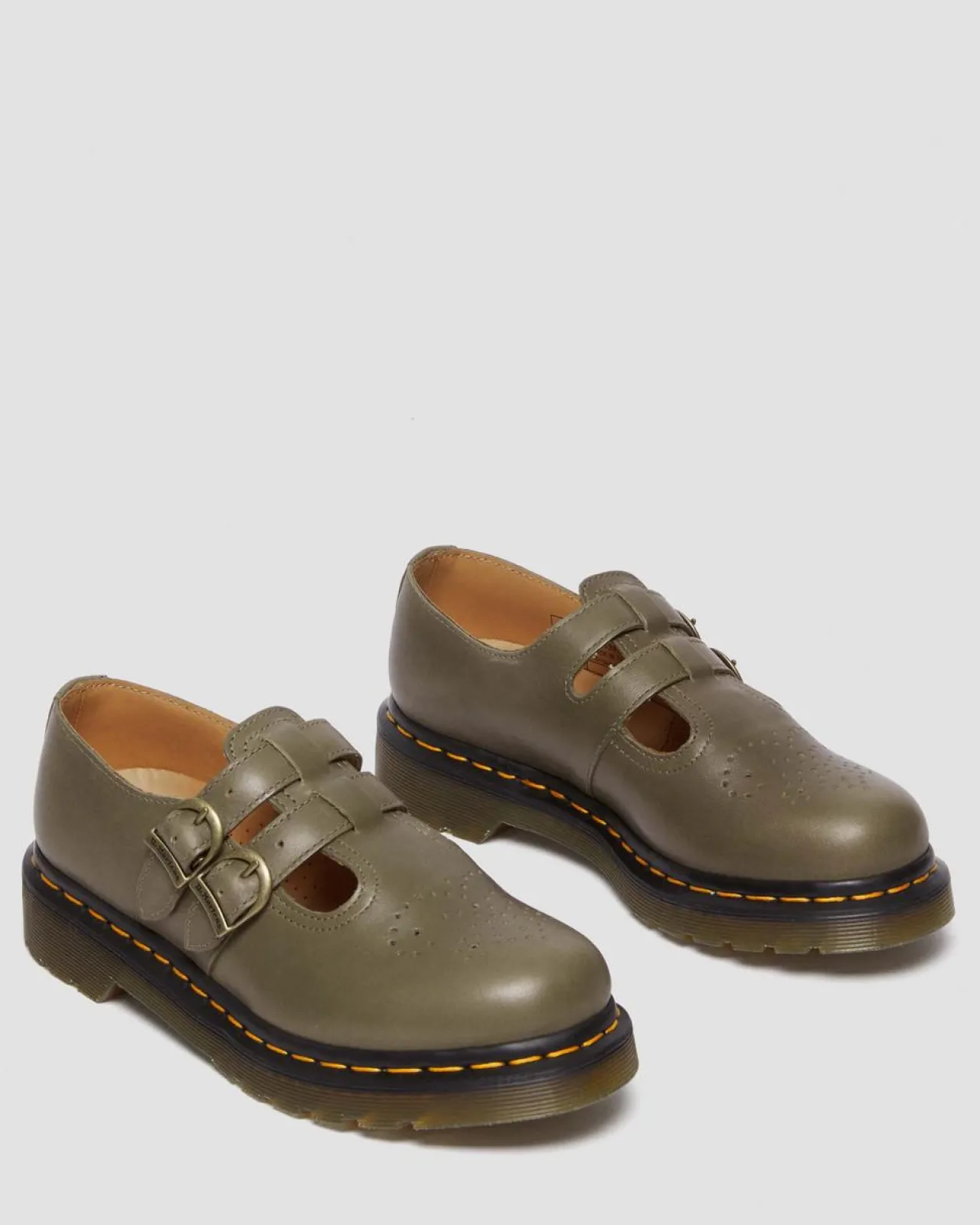 Dr. Martens 8065 Mary Jane Carrara Leren Schoenen^UNISEX Dames Sale|Mary Jane Schoenen